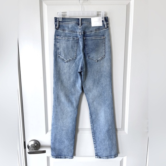 Express Blue Straight Leg Jeans - Picture 6 of 9